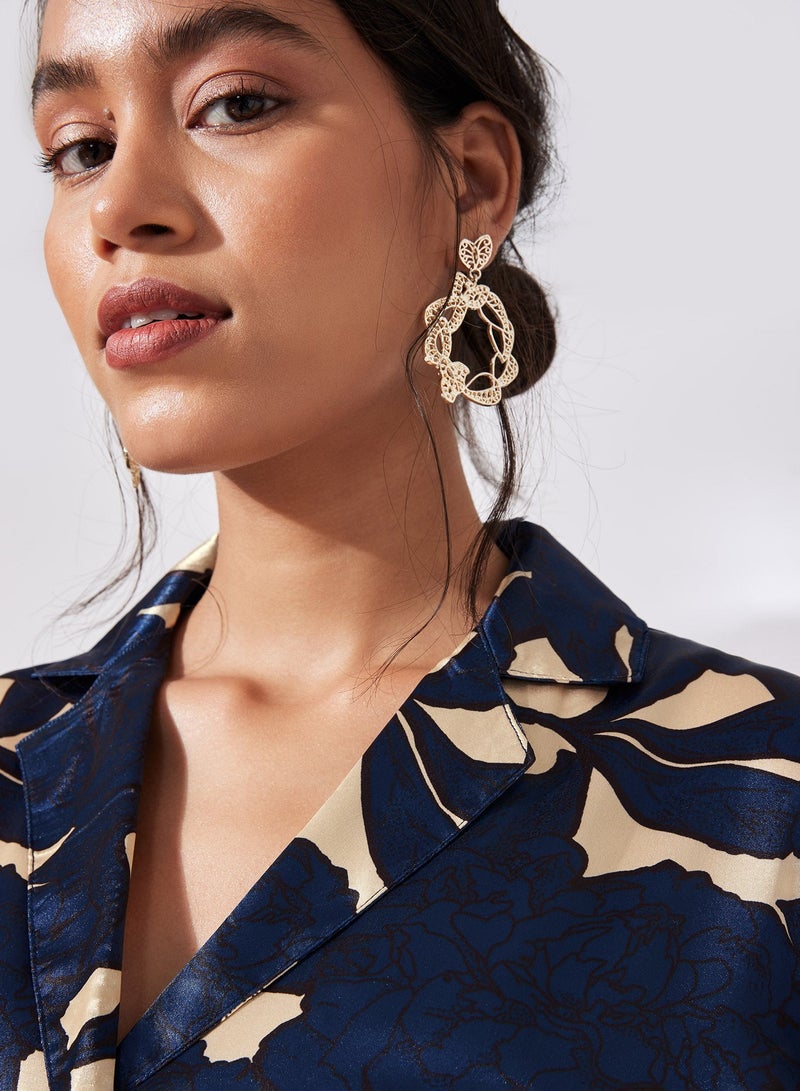 The Label Life Floral Lapel Collar Shirt - Image 3