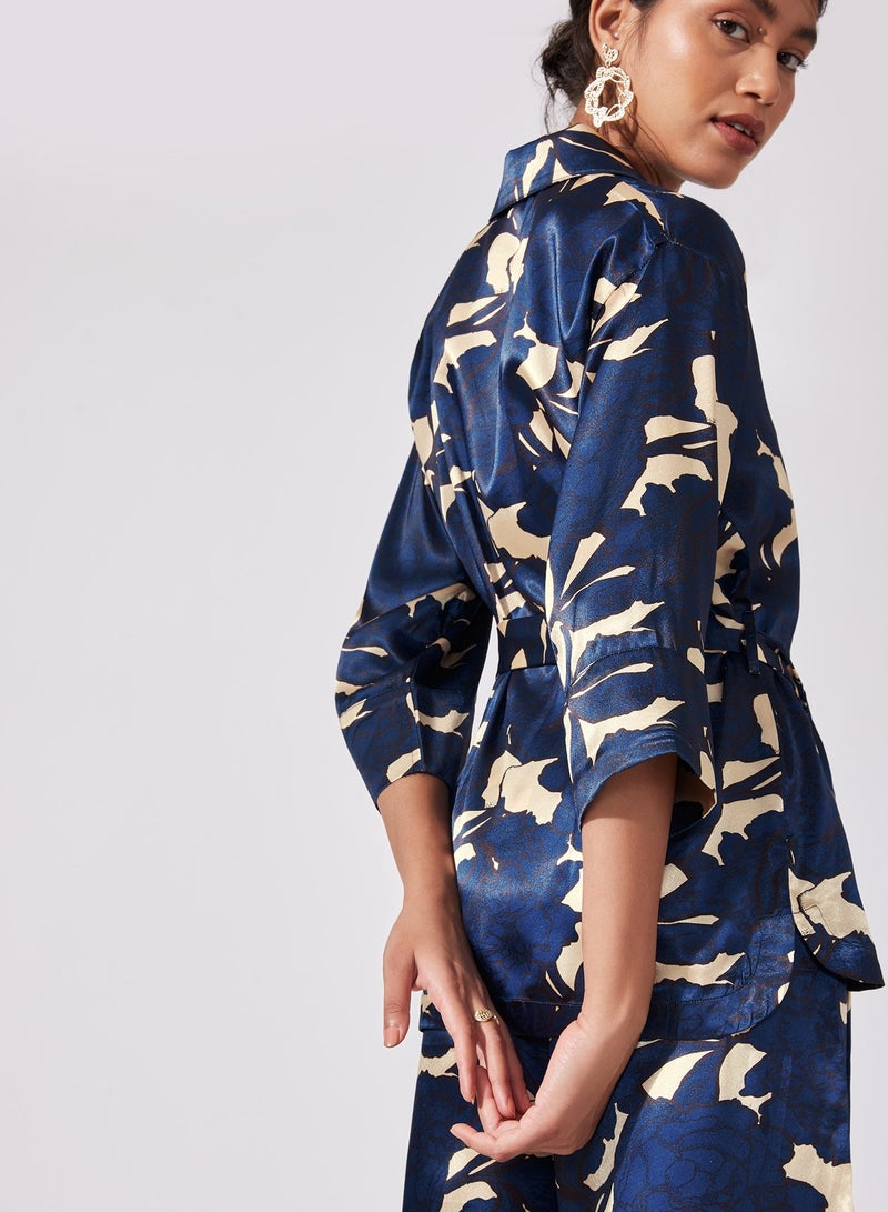 The Label Life Floral Lapel Collar Shirt - Image 4