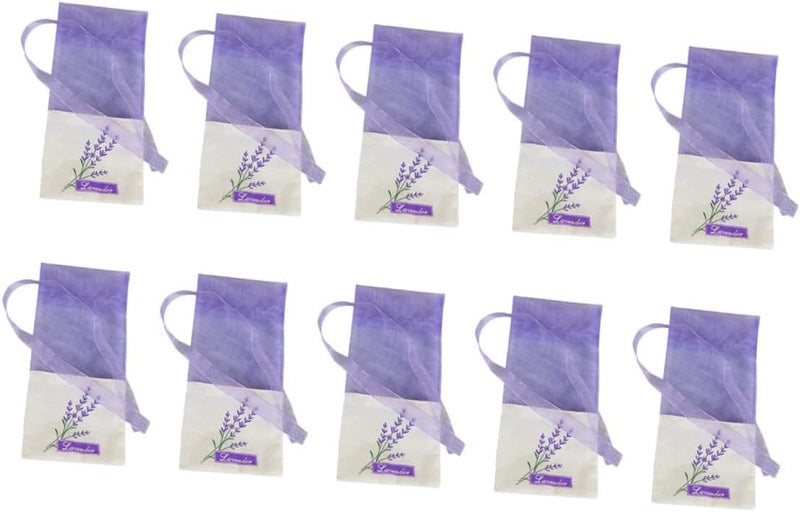22Pcs Lavender Scented Sachet Bags for Closet and Handmade with Beautiful Flower Pattern Easy to Use Drawstring Design - Image 1