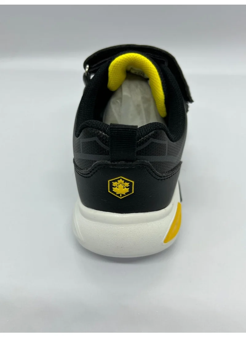 LUMBERJACK Micra 3pr Black-Yellow Boys Running Shoes