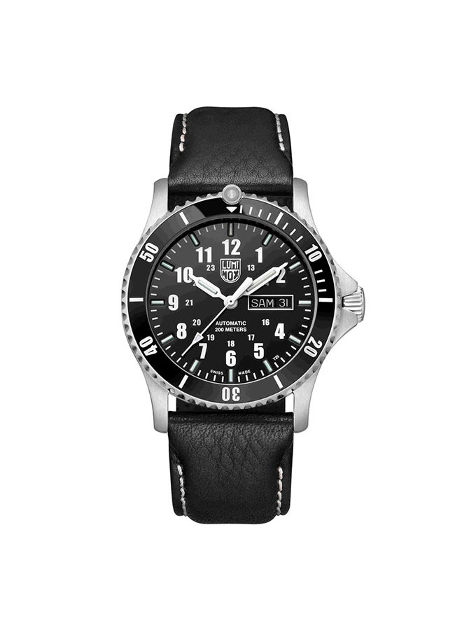 Luminox Men's Analog Round Shape Leather Wrist Watch XS.0921 - 42 Mm  - Image 1