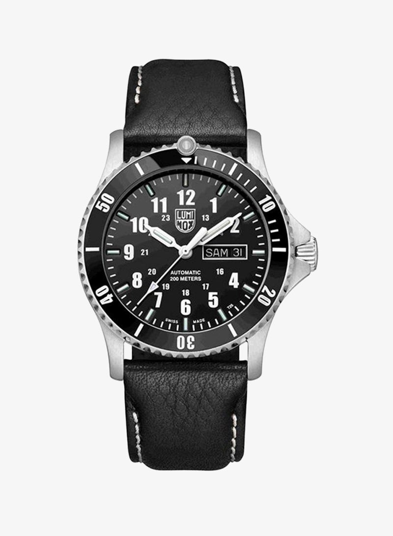 Luminox Men's Analog Round Shape Leather Wrist Watch XS.0921 - 42 Mm - Image 1