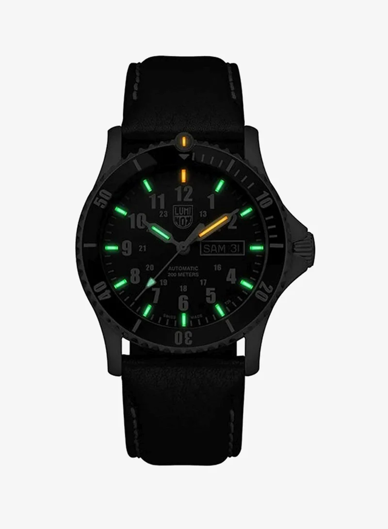 Luminox Men's Analog Round Shape Leather Wrist Watch XS.0921 - 42 Mm