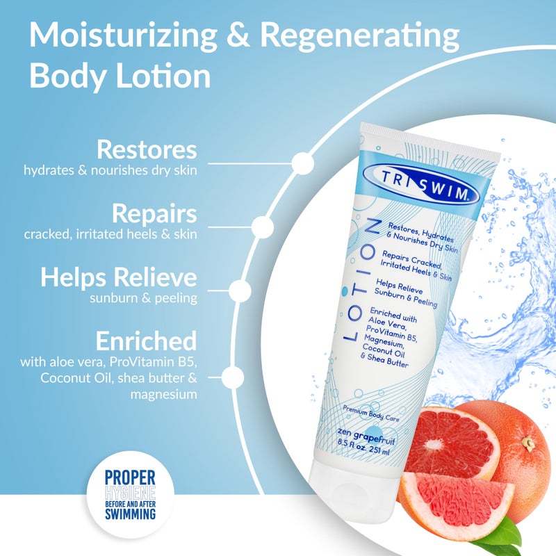 Triswim Chlorine Removal Swimmers Lotion Moisturising Repairing Skin  - Image 2