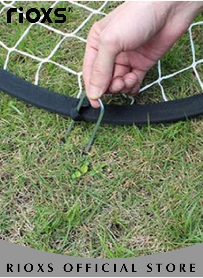 RIOXS Portable Soccer Goal For Backyard,Kids Shooting Practice Nets,Pop Up Soccer Target Goal,Collapsible Pop-Up Football Net,Outdoor Playsets Foe Boys Girls Football Training  - Image 5