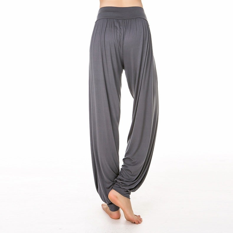 Qi Ta Women's Modal Yoga Pants Loose Dance Pants Bloomers Casual Long Pants Breathable - Image 5