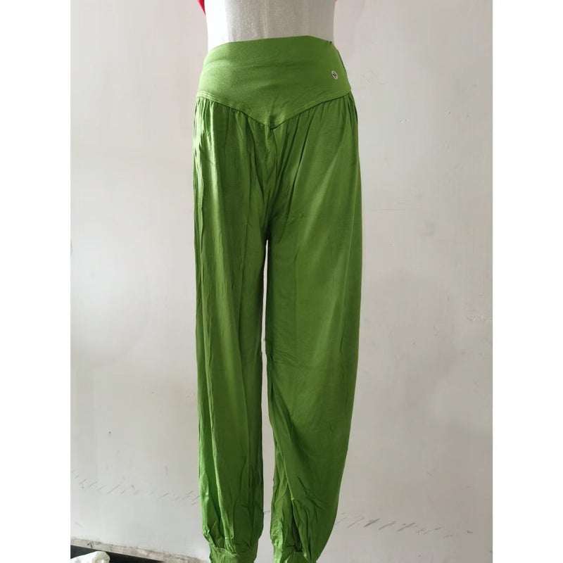 Qi Ta Women's Modal Yoga Pants Loose Dance Pants Bloomers Casual Long Pants Breathable - Image 1