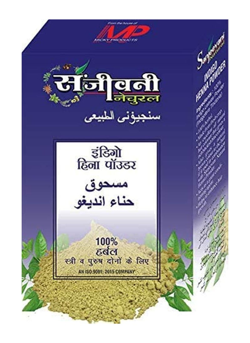 Sanjeevani Natural - Indigo Leaf/Neelamari Hair Powder,100g - Image 1