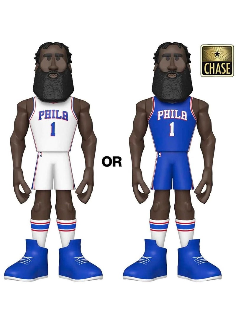 Funko Gold 12 Inch NBA 76Ers- James Harden with Chase Action Figure 