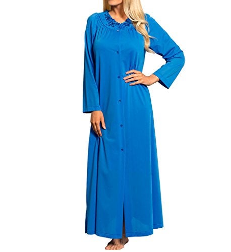 Shadowline Women's Plus-Size Petals 54 Inch Long Sleeve Long Coat, Purple, 1X - Image 2