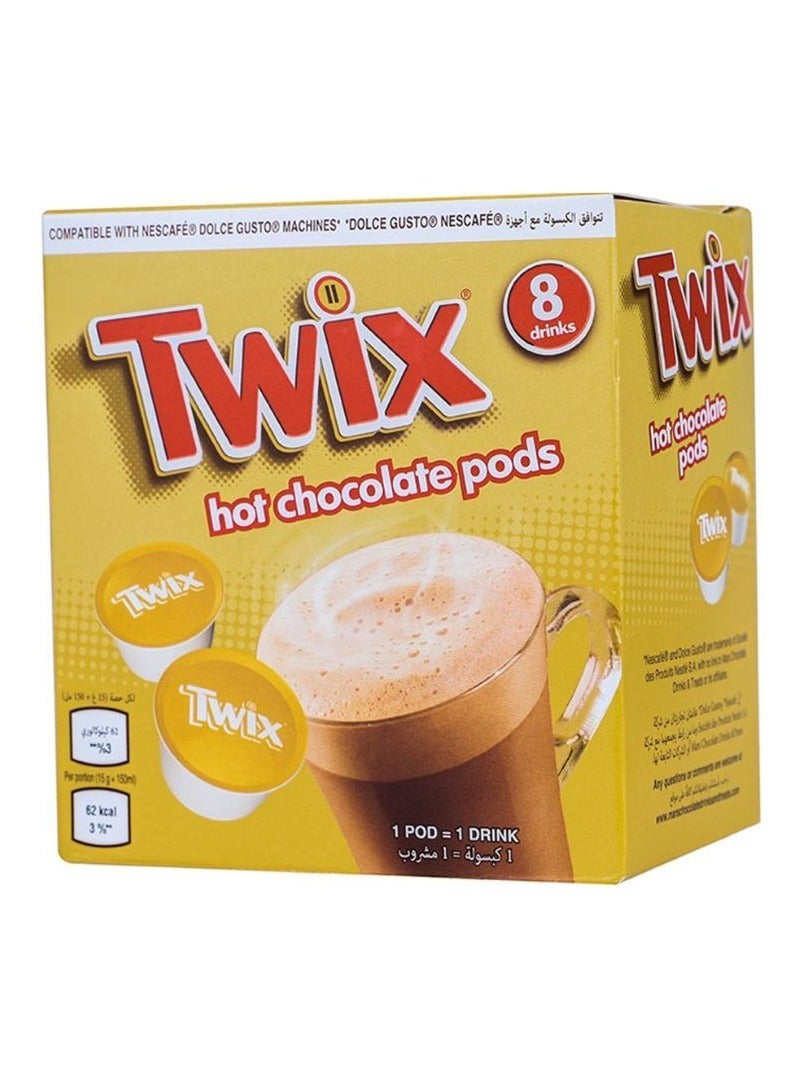 Twix Hot Chocolate Pods 8 Capsules