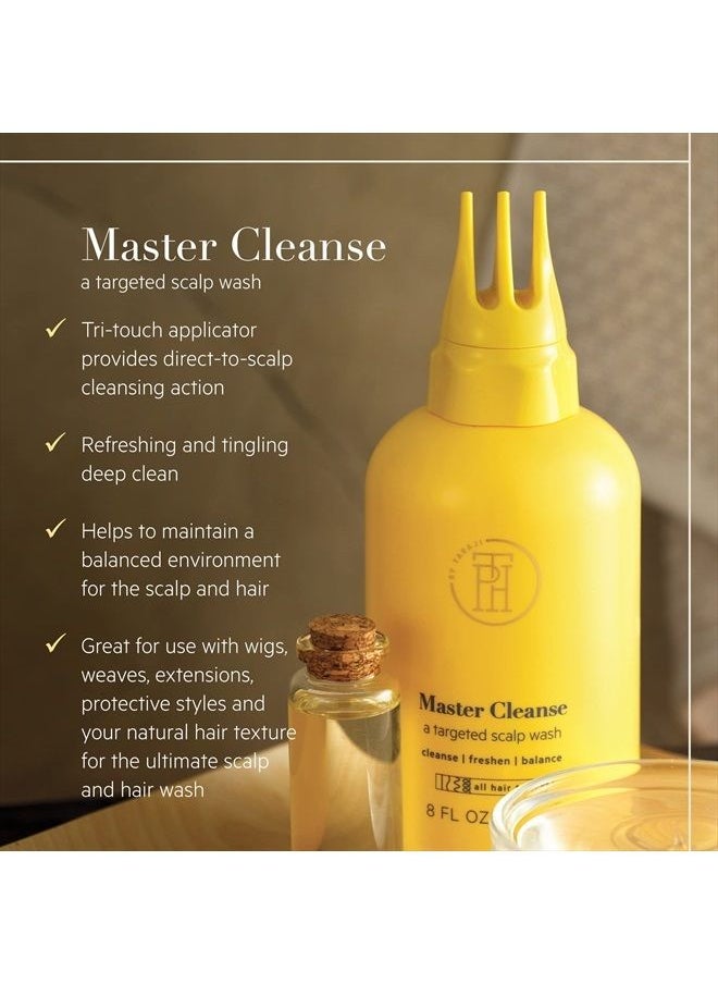 TPH by Taraji TPH BY TARAJI Master Cleanse Scalp Treatment Wash Hair Rinse For Buildup | With Tea Tree Oil, Eucalyptus Oil, and Witch Hazel Water | Vegan, Sulfate & Cruelty-Free | For Women & Men, 8 fl. oz  - Image 5