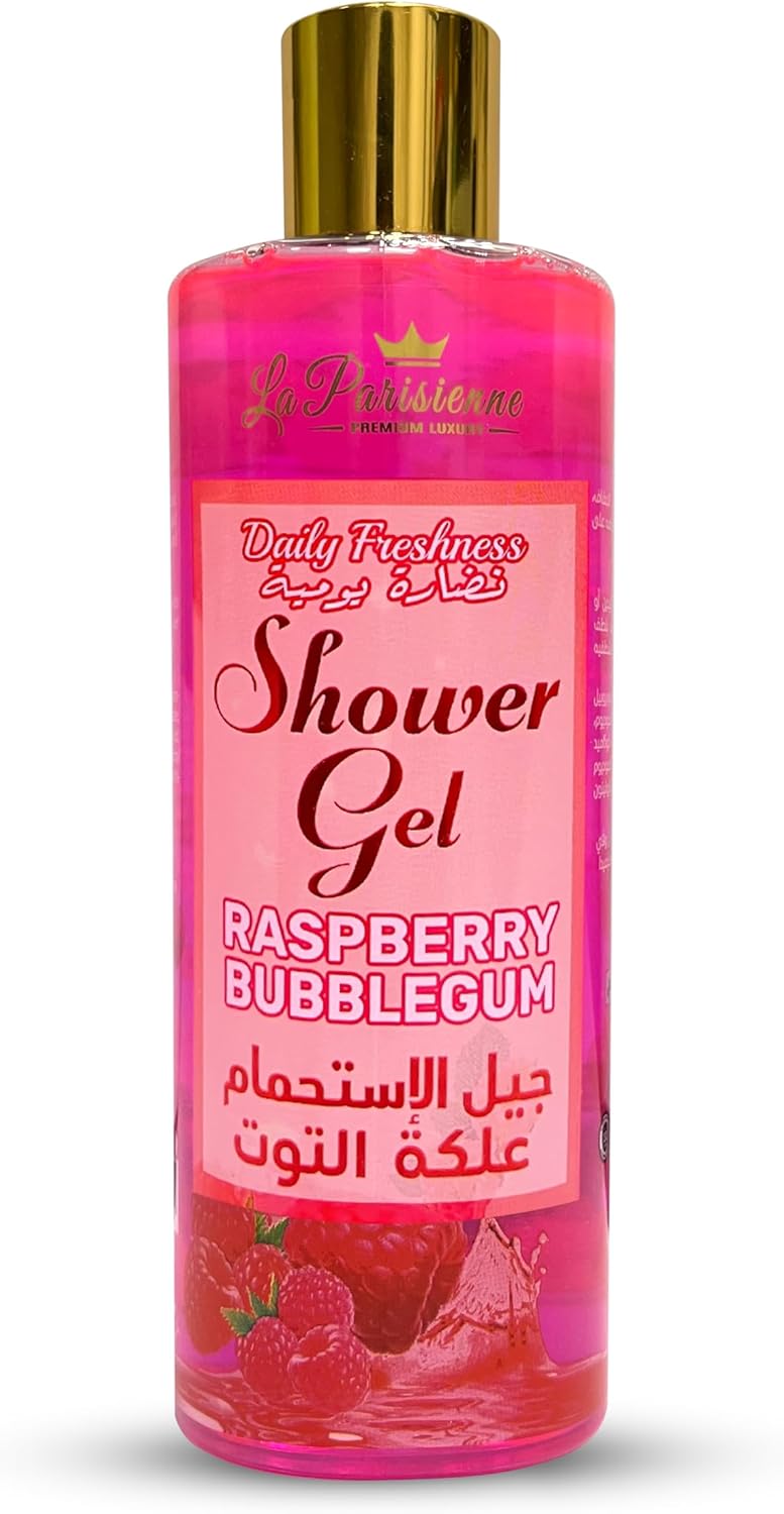 ECOLYTE+ La Parisienne Premium Luxury Shower Gel - Raspberry Bubblegum, 500 ml - Image 1