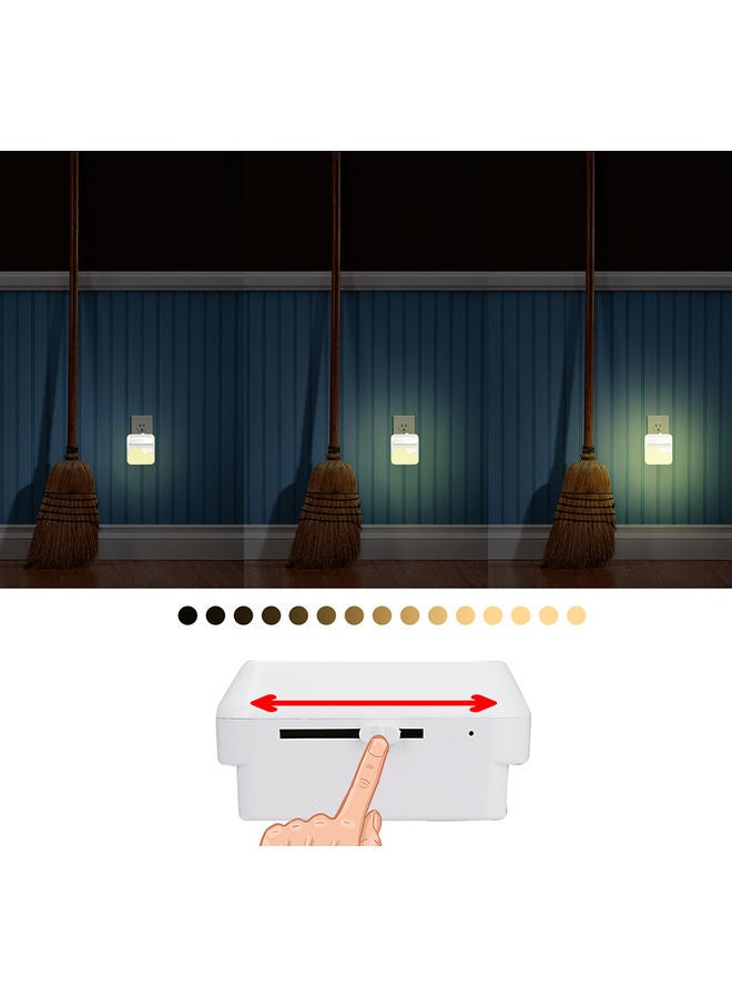 إسكدنيا مصباح جداري بإضاءة LED ليلية أبيض دافئ - Image 2