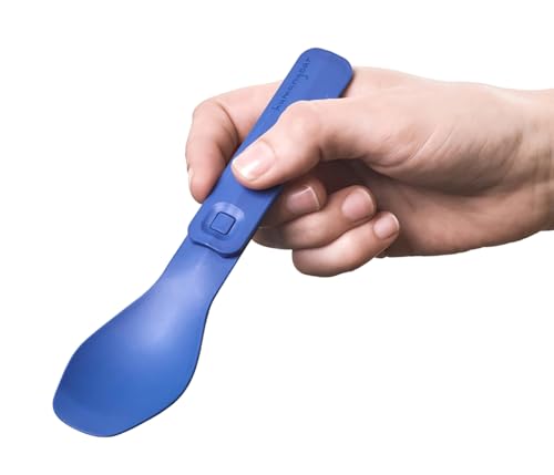 Humangear GoBites Click | Travel & Camping Utensils | Portable & Convertible Dining Ware | Collapsable Fork and Spoon | Red, Click - Image 4