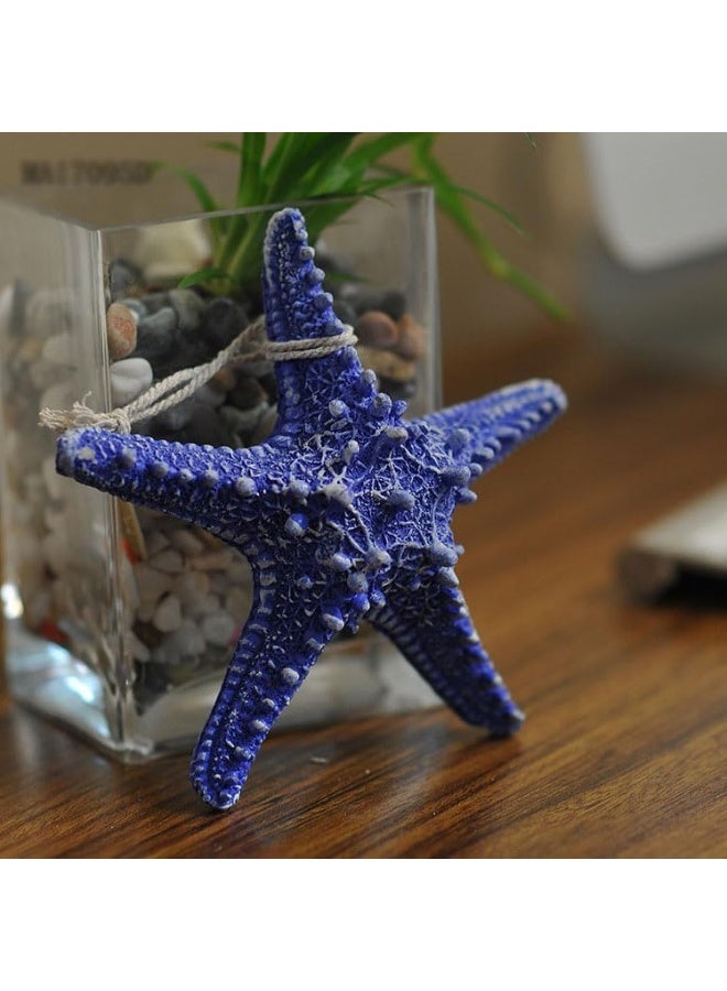 YINZUO YINZUO Decorative Starfish Wall Hanging of Plastic Fiber Sea Star with Rope for Coastal, Beach, Nautical Wall Decor  - Image 1