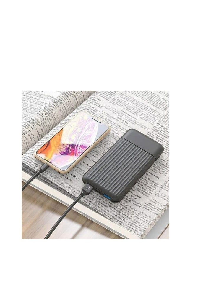 Aspor ASPOR A323 باور بانك 10000 مللي أمبير، ثنائي منافذ USB A باور بانك / 2 مدخل 2 مخرج  - Image 4