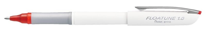 Pentel Floatune Rollerball, 1.0mm Bold Point, Red Ink, Box of 12 (BY110-B) - Image 3
