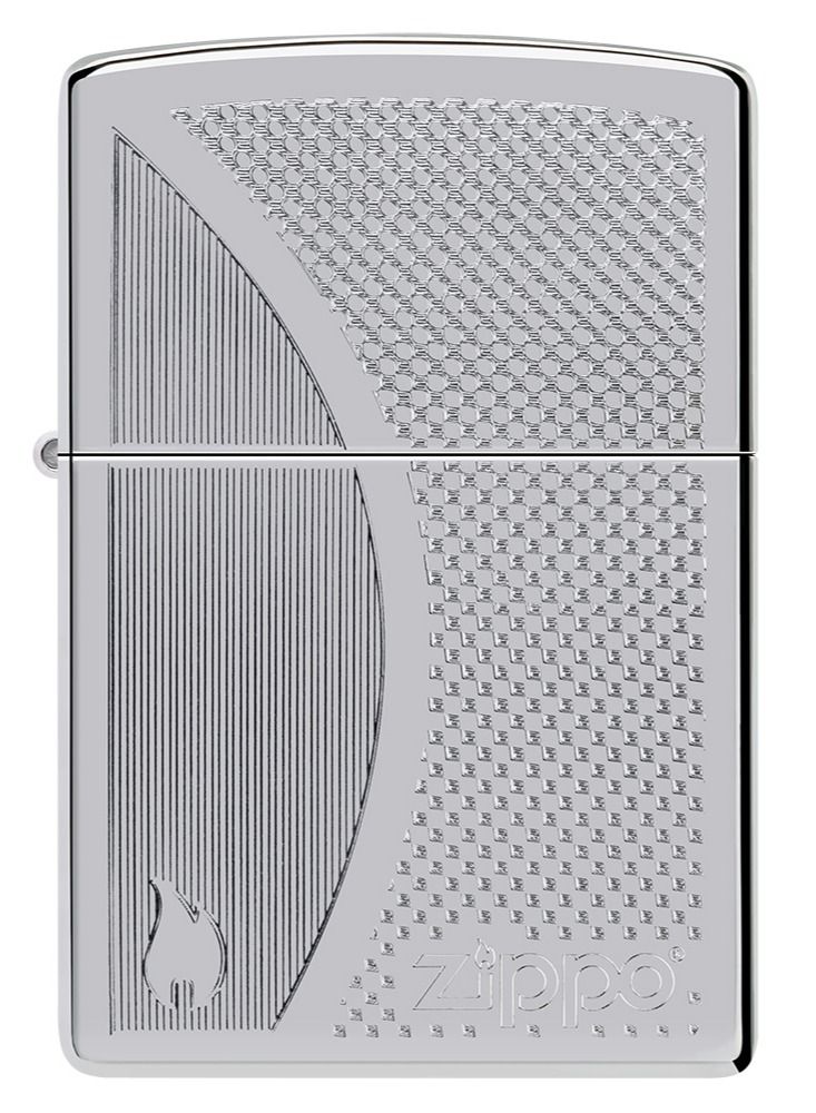 Zippo ولاعة زيبو AE184307 250 مقاومة للرياح من الكروم المصقول عالي الجودة بلون الظل المتدرج - Image 2
