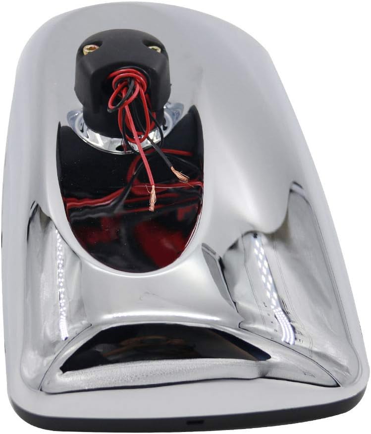 LONGLING Chrome Heated Side View Mirror for Freightliner M2 - Image 2