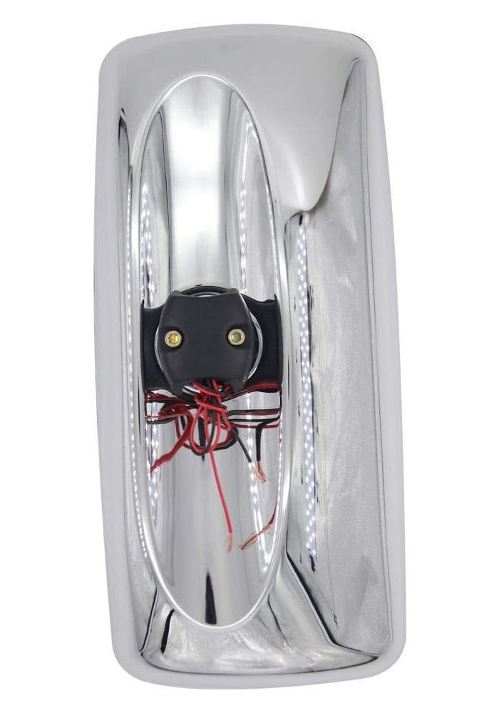 LONGLING Chrome Heated Side View Mirror for Freightliner M2 - Image 1