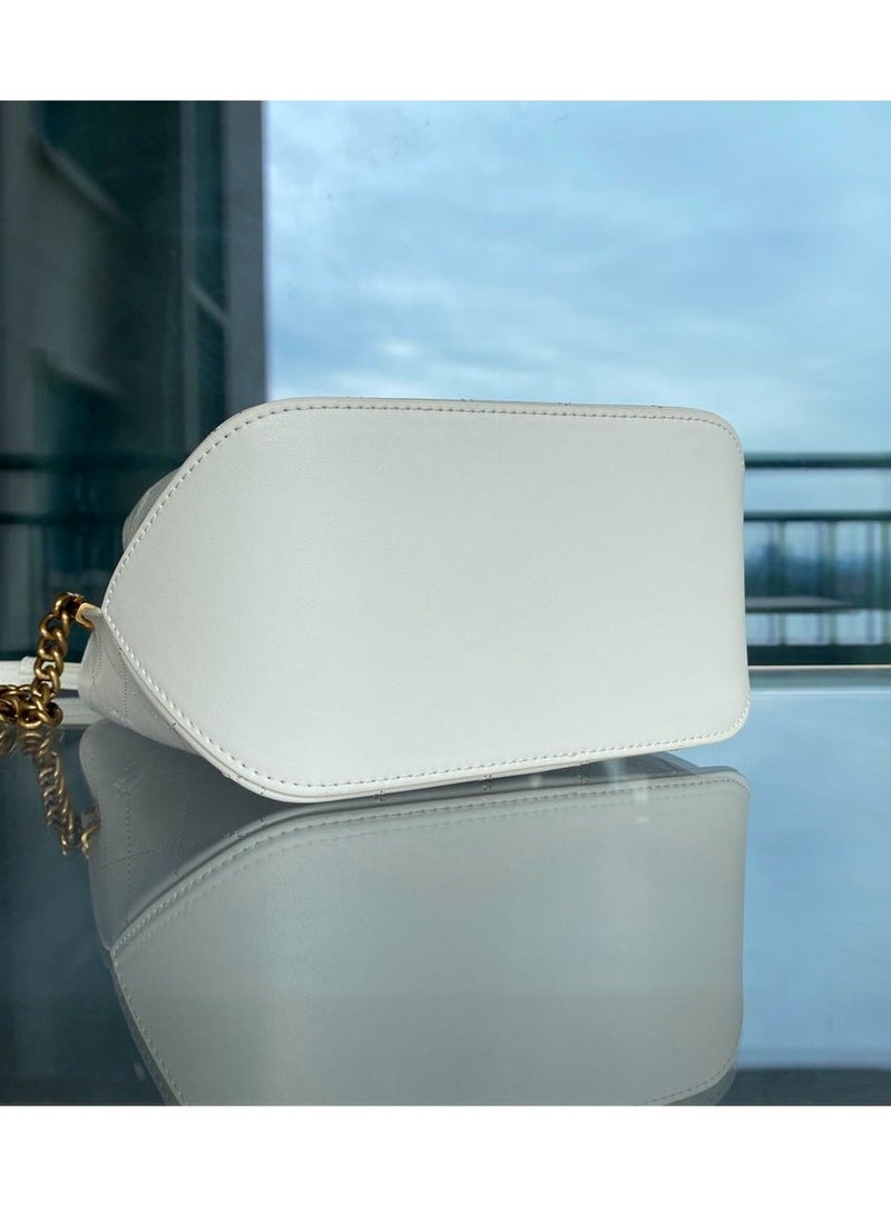 Pinko Bucket-shaped Embossed Crossbody Shoulder Bag 21*15*9.5cm - Image 5