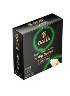 Dada Dotted Ice Cream Condoms, Pack of 3 Pcs, High-Quality Material 