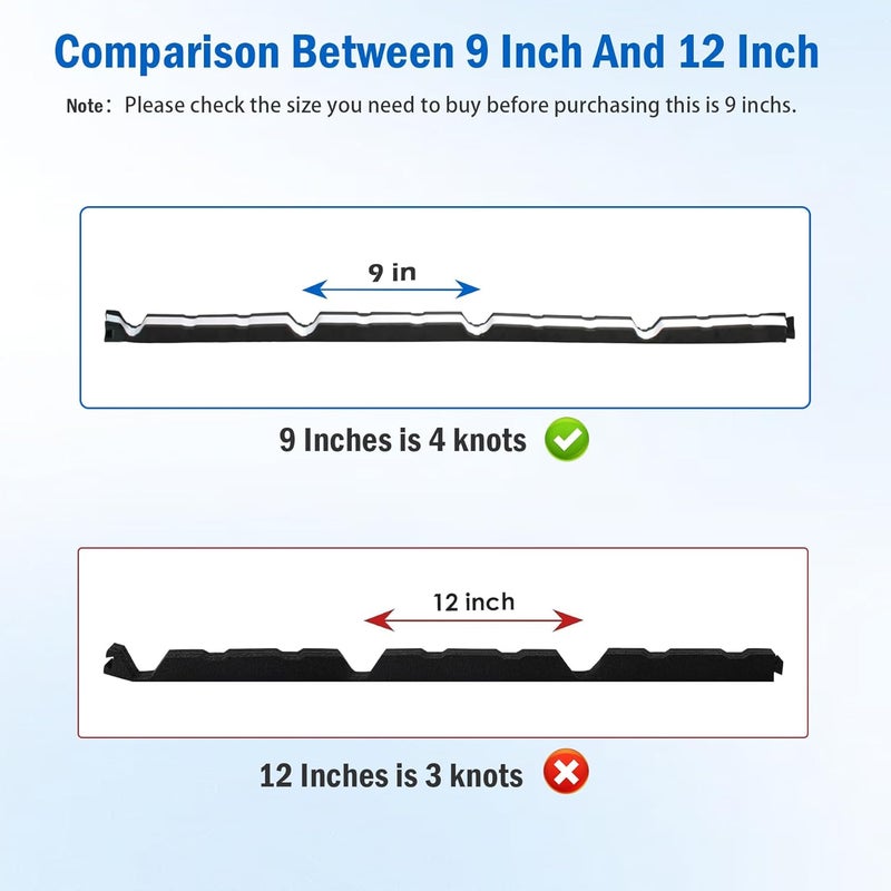 Sthovd 9-Inch Outside Foam Closure Strips for Metal Roofs - 20 Pcs - Image 4