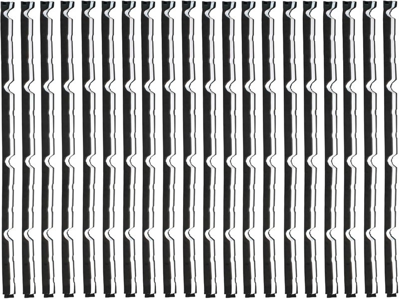 Sthovd 9-Inch Outside Foam Closure Strips for Metal Roofs - 20 Pcs - Image 1