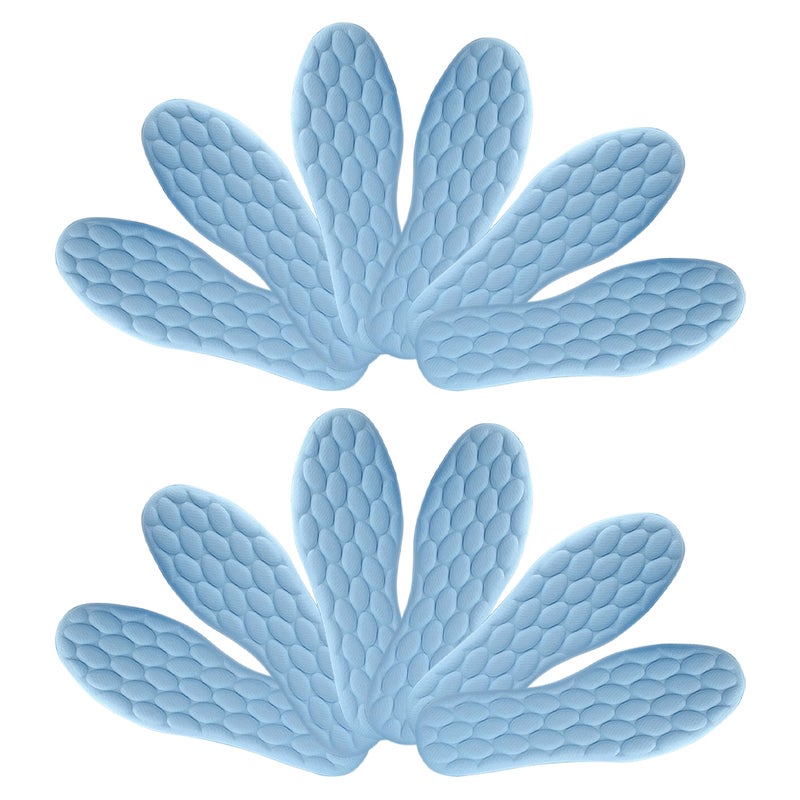 6 Pairs of High Elastic Shoe Insoles Shock Absorbing Insoles Sweat-Absorbing Insoles Non- Sports Insoles Cuttable Shoes Insoles Comfortable Insoles - Image 1