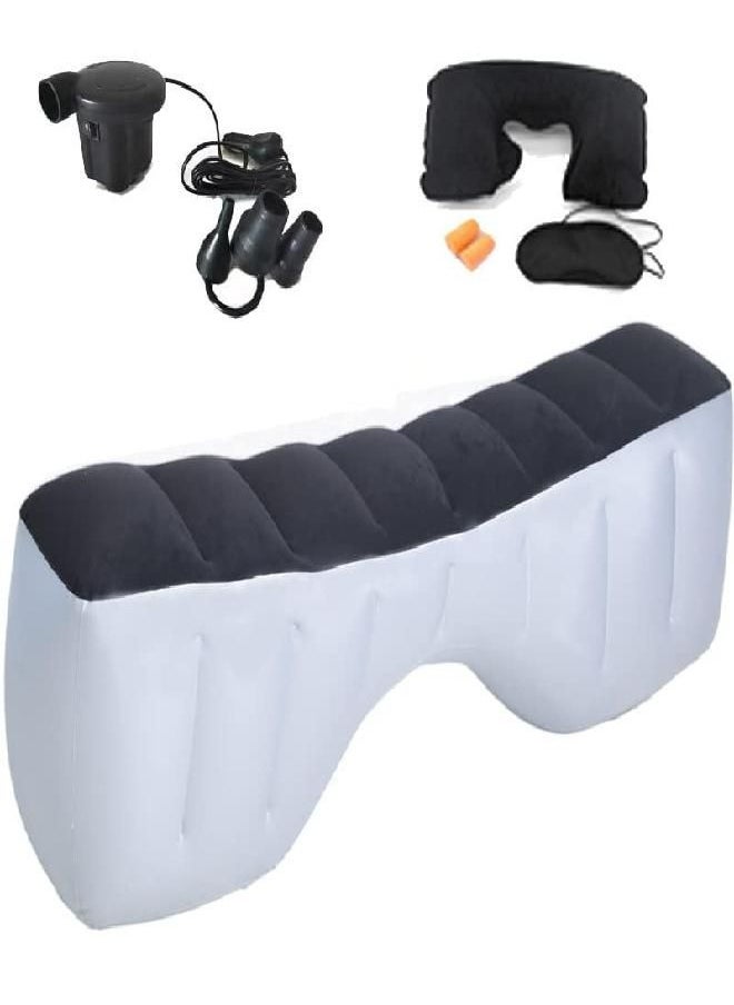 Onirii - Onirii Inflatable Car Air Travel Mattress Back Seat with Pump,130×27×37 cm Car Camping Portable Sleeping Gap Pad Air Bed for Car,SUV - Image 1