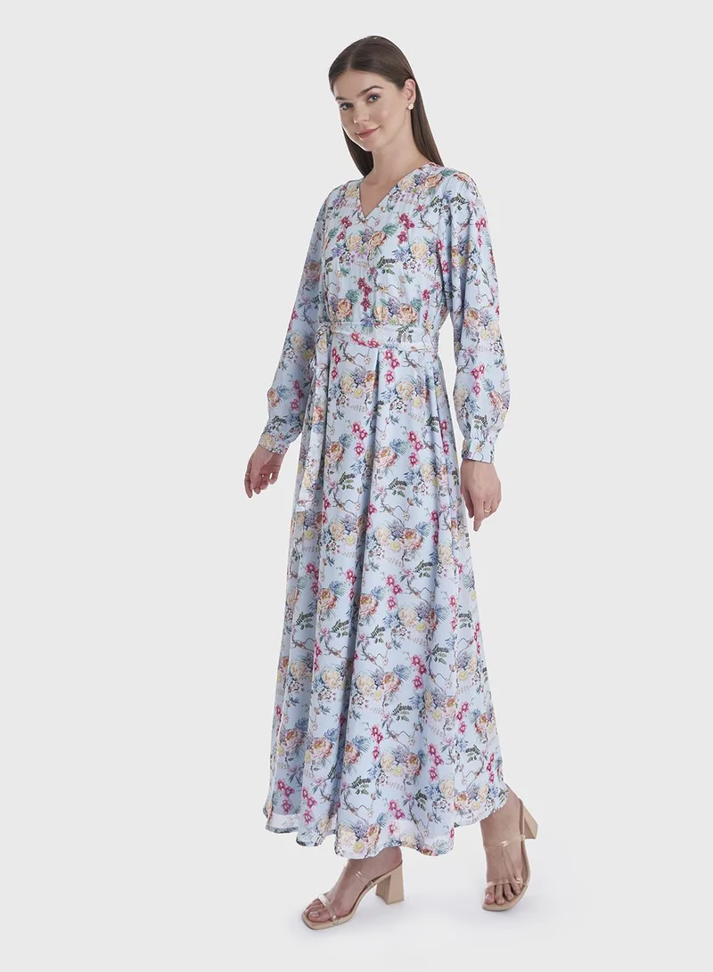 KASHKHA Floral Print Dress