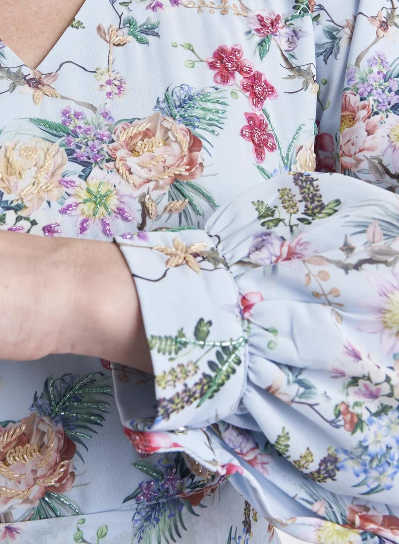 KASHKHA Floral Print Dress