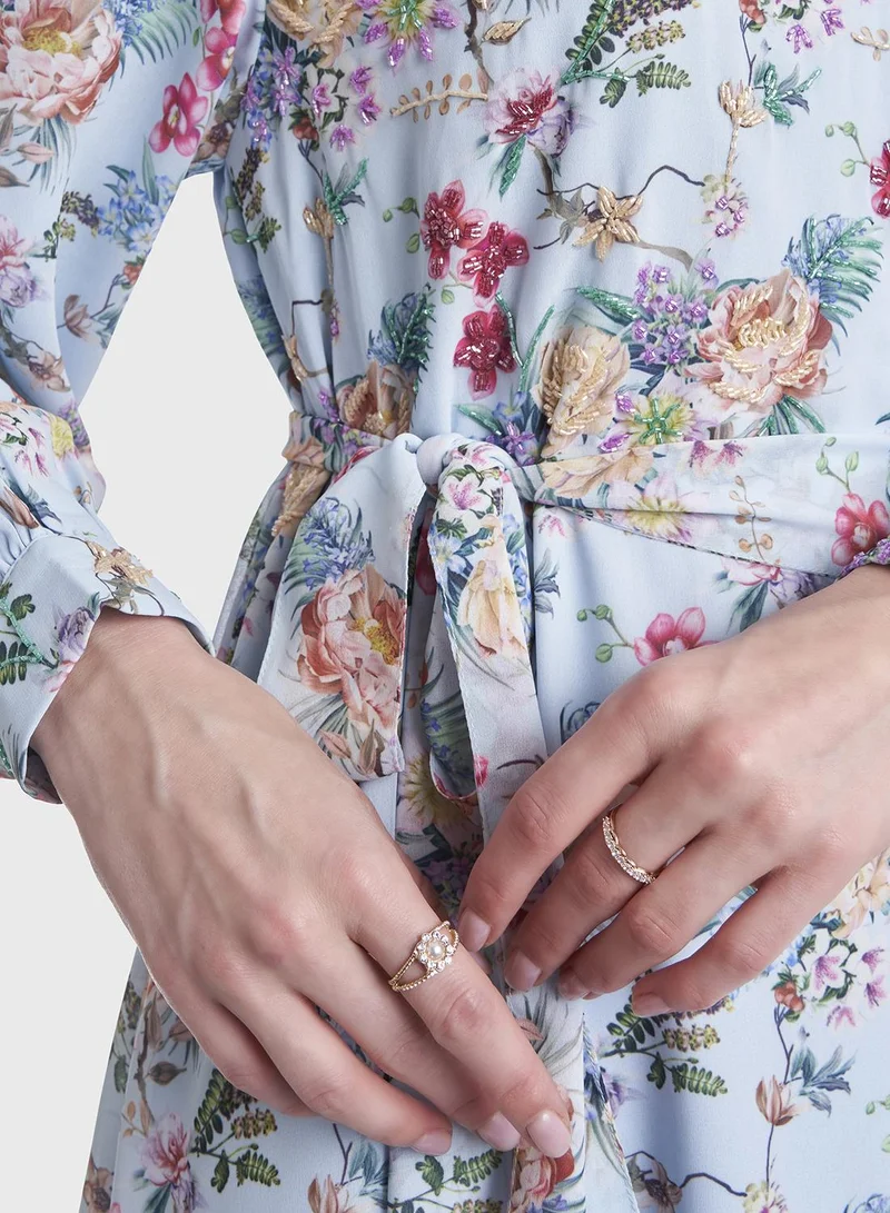 KASHKHA Floral Print Dress
