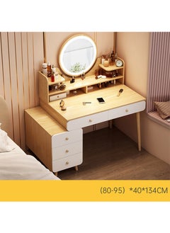 Multifunctional Makeup Vanity Dressing Table with Drawers 95 CM
