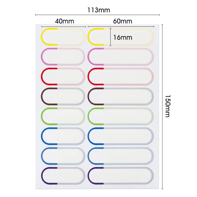 Coowayze Name Labels for Kids Stuff Daycare, Waterproof Daycare Labels for Baby Bottles, 64 PCS Water Bottle Label, Name Tags Stickers for School Supplies, Self-Laminating, Dishwasher Safe - Image 2
