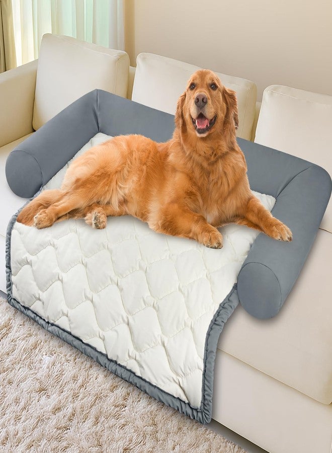 XENEO Waterproof Couch Cover for Dogs, Removable Dog Sofa Cover Protector for Pets, Scratch Proof Furniture Protector, Non-Slip Dog Bed Mat, 43.5 * 33.5 Inch, Perfect for Small & Medium Sized Dogs and Cats - Image 1