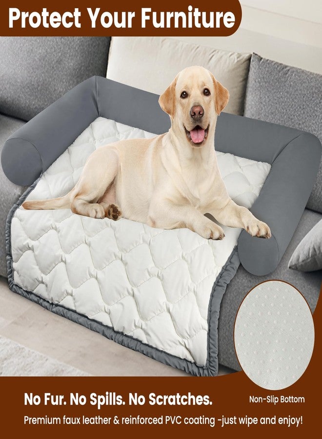 XENEO Waterproof Couch Cover for Dogs, Removable Dog Sofa Cover Protector for Pets, Scratch Proof Furniture Protector, Non-Slip Dog Bed Mat, 43.5 * 33.5 Inch, Perfect for Small & Medium Sized Dogs and Cats - Image 3