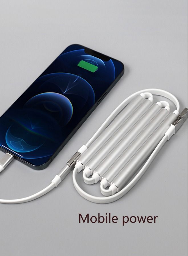 Kelesa Charging cable, charging treasure, data cable 3 in 1. Magnet design for easy storage. Suitable for Apple and Android - Image 3