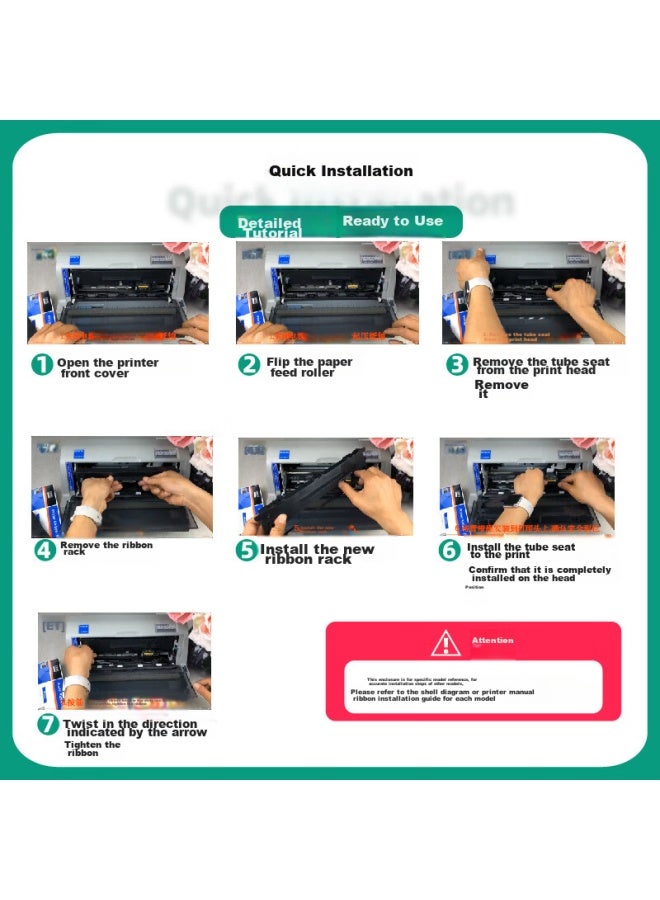 Niko N Lq590 Black Ribbon (pack Of 3) (compatible With Epson Fx890/lq590/lq590k/lq595k) - Image 2