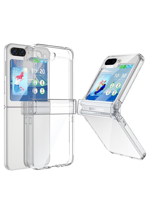 جراب لهاتف Samsung Galaxy Z Flip 5 ، جراب صلب رفيع ومقاوم للصدمات ومضاد للخدش مع مفصلات واقية ، غطاء متين للحماية الكاملة لـ Flip 5 5G. لا يوجد واقي شاشة أمامي