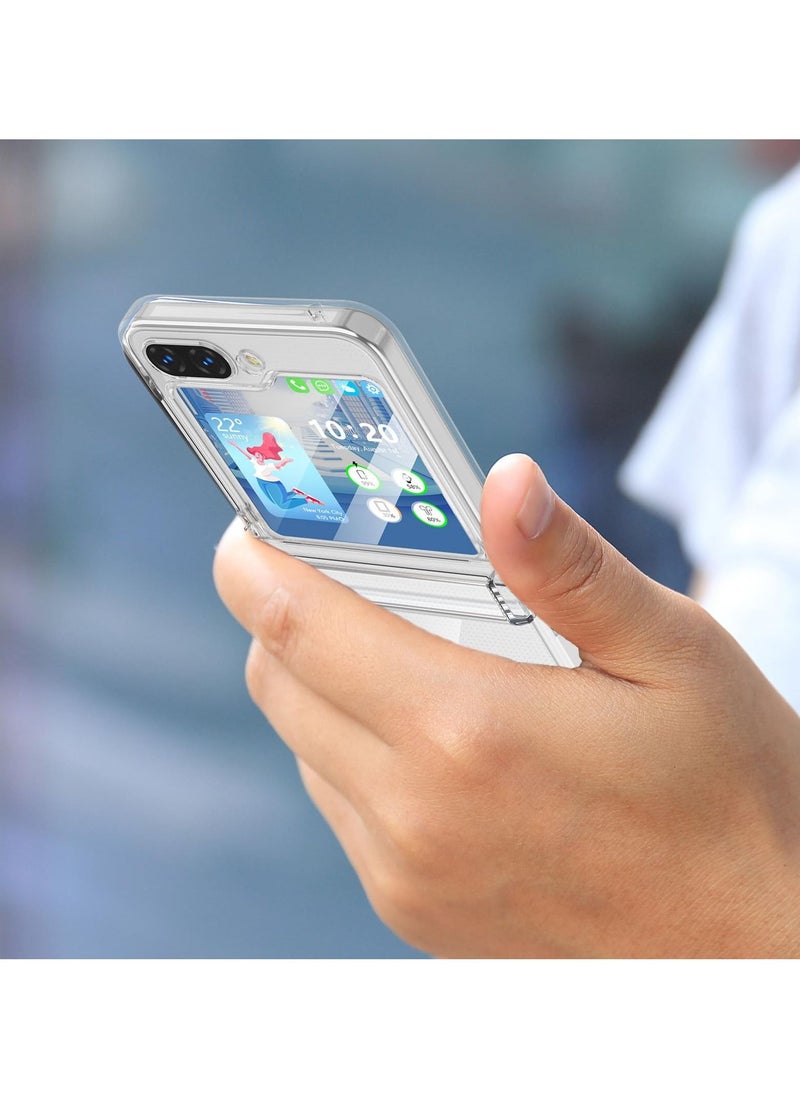 اووكاي - جراب لهاتف Samsung Galaxy Z Flip 5 ، جراب صلب رفيع ومقاوم للصدمات ومضاد للخدش مع مفصلات واقية ، غطاء متين للحماية الكاملة لـ Flip 5 5G. لا يوجد واقي شاشة أمامي - Image 1