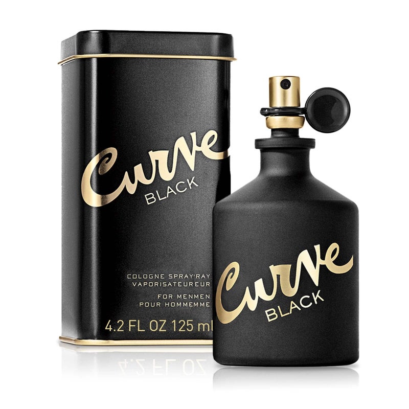 Curve Black For Men, Cologne Spray with Casual Day or Night Scent, 4.2 oz - Image 1