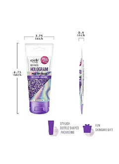 Epielle Hologram Peel Off Face Masks Glitter Peel Off Mask Toning & Calming 8 Variety Packs (Singleuse Testers)  - Image 4