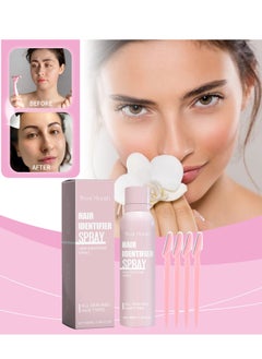 Hair identifier Spray for Face Shaving, Skin Body Hair Identifying Spray With Razors,Hair identifier Spray for Face Dermaplaning, Women Shaving Powder Spray Tool for Face (1 Set)