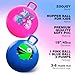 ZOOJOY Hopper Ball 2 Pack 18 in Bouncy Ball with Handle for Kids Unicorn Dinosaur Girls Boys Toys Indoor Outdoor Best Easter Basket Stuffers Gifts for 3 4 5 6 7 8 Yr Old Active Play Toys - Image 4