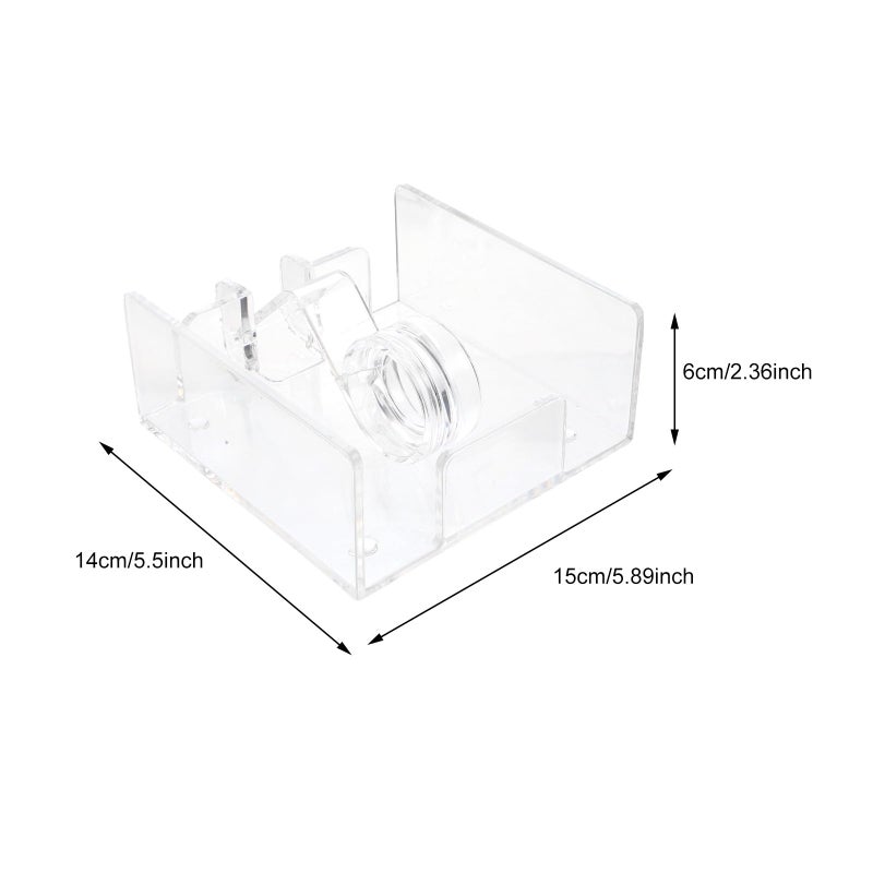 Modern Acrylic Square Napkin Holder Paper Towel Dispenser Tray for Kitchen Dining Table - Image 3