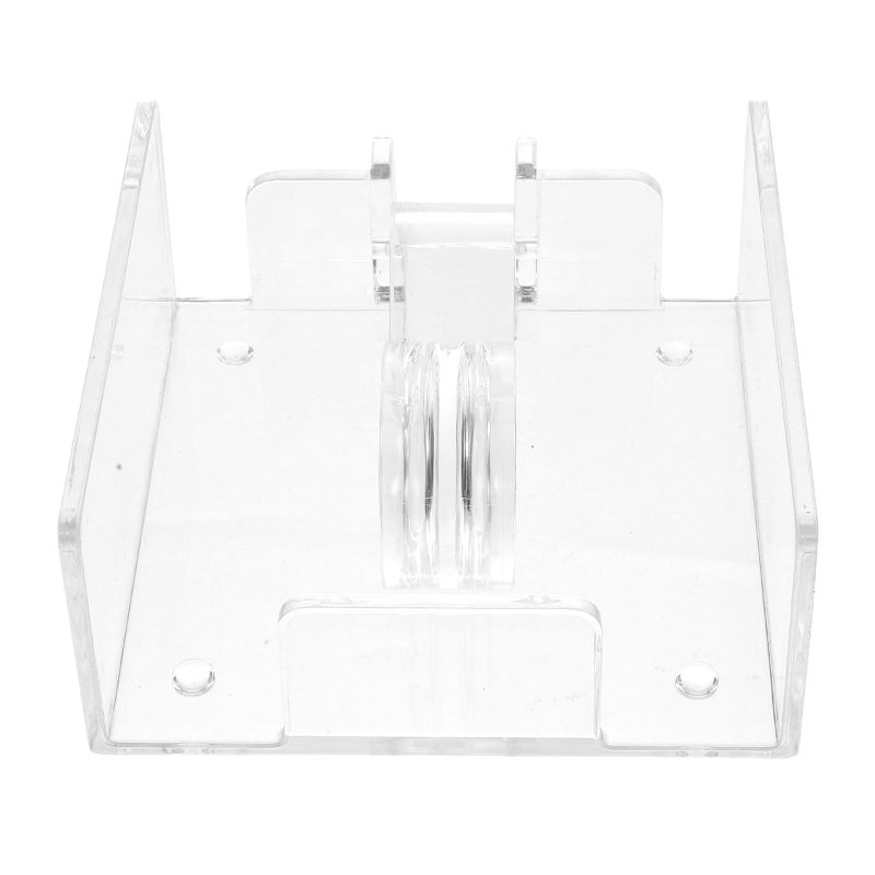 Modern Acrylic Square Napkin Holder Paper Towel Dispenser Tray for Kitchen Dining Table - Image 2