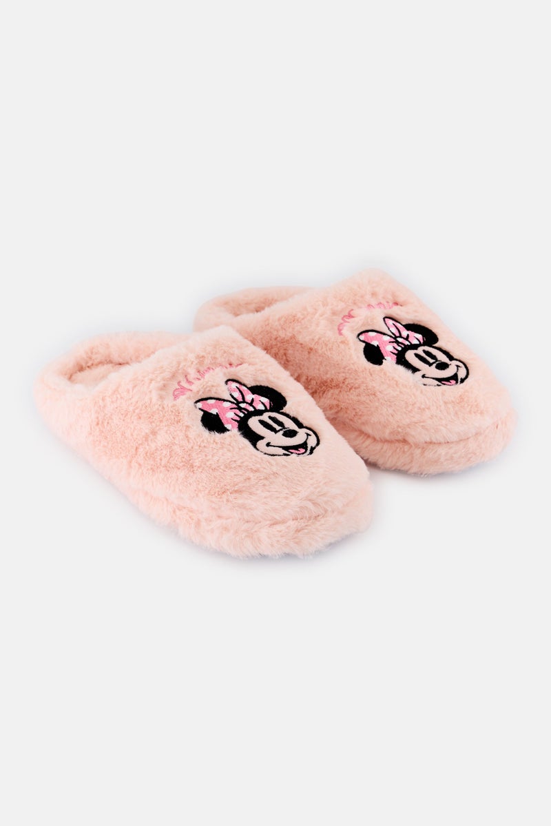Disney Women Micky Mouse Slip On Slippers, Multicolor - Image 1