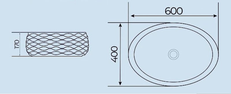 Qualito Black Golden Table Top Wash Basin for Bathroom Living Room Hall Dinning Room CountertopOver Counter Ceramic Vessel SinkBasin Wash Basin Black and Golden - Image 5